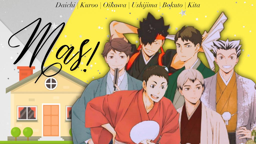 StareyDe's tweet photo. #allxdaichi
#kuroodai #bokudai #oidai #ushidai #kitadai
Cw : m/m pair(?
— Mas!
Karena ada masalah, Daichi berencana tinggal bareng Kita Shinsuke dan lainnya. Tapi syaratnya, Daichi harus manggil mereka semua dengan panggilan mas. https://t.co/JtojehWWo7