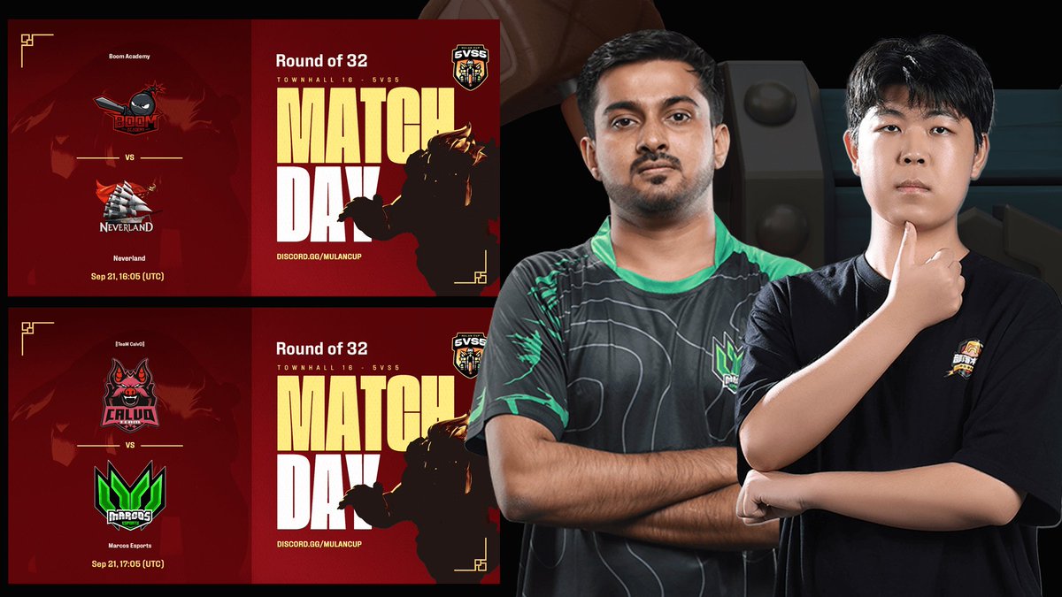 Sockers_'s tweet photo. Sabado
18.00 CET ⏰️12.00 EST
✔️ Veremos dos equipos hispanos
PLAYOFF de la @MulanCup
✅ @Neverland_Clash 🆚 @boomacademy
✅ #teamcalvo 🆚 @EsportsMarcos
YT https://t.co/6OMnwLwT23
TW
https://t.co/UvuJuygy1k
#CLASHOFCLANS
RT 🔄 https://t.co/SjhQETM9nK