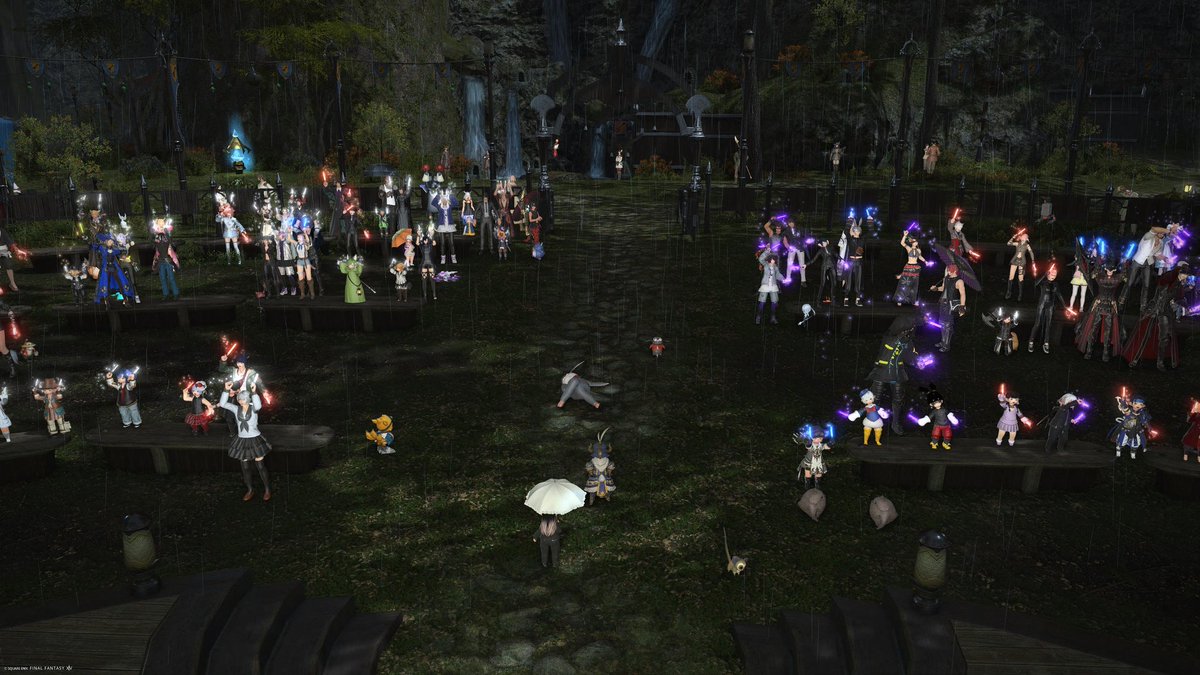 Lisa_Tiamat's tweet photo. グリダニアでも盛り上がってたよ〜

PRIMALS最高〜🎺🎸🎻

#FF14 #THEPRIMALS https://t.co/k9iCi7PfG4