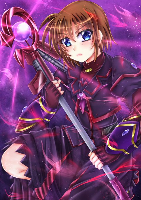 お題箱リクエストより、シュテルさんを描きました。
こちらは健全verです。 
大破表現verの方はくるっぷさんに載せてます。 