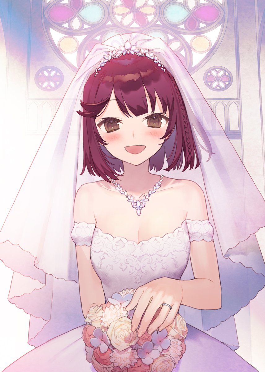 cute anime wedding dress Anime Girl Wedding Dress created on Craiyon