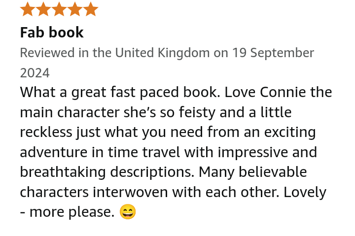 A wonderful new review for Lost In Time.
<a href="/TinyTreeBooks/">Tiny Tree Books 📕</a> 
<a href="/AUK_News/">AUK Entertainment</a> 
#bookreviews 
#middlegrade
#kidslit