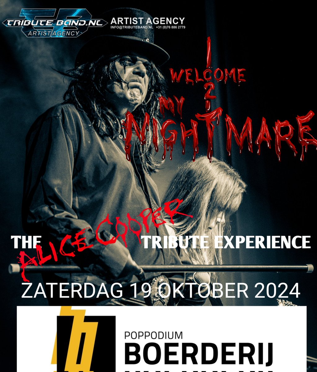 Welcome2MN's tweet image. Join us October 19 for an Alice Cooper tribute spectacle!