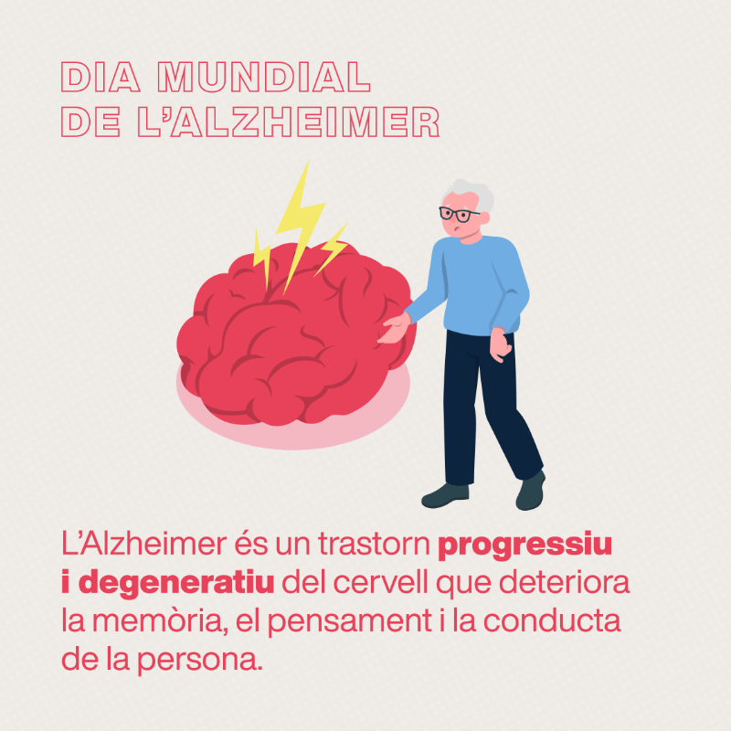 salutcat's tweet photo. 🌍 Avui és el Dia Mundial de l'Alzheimer. 

🧓 Amb el lema "Recorda't de l'Alzheimer! Fem prevenció!", el Pla d'atenció sanitària a les persones amb deteriorament cognitiu lleu i demència de Catalunya (PLADEMCAT) vol posar el focus en la prevenció.