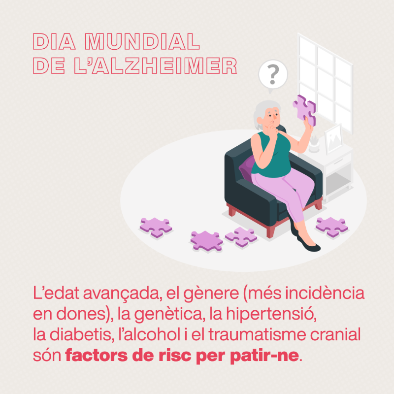 salutcat's tweet photo. 🌍 Avui és el Dia Mundial de l'Alzheimer. 

🧓 Amb el lema "Recorda't de l'Alzheimer! Fem prevenció!", el Pla d'atenció sanitària a les persones amb deteriorament cognitiu lleu i demència de Catalunya (PLADEMCAT) vol posar el focus en la prevenció.