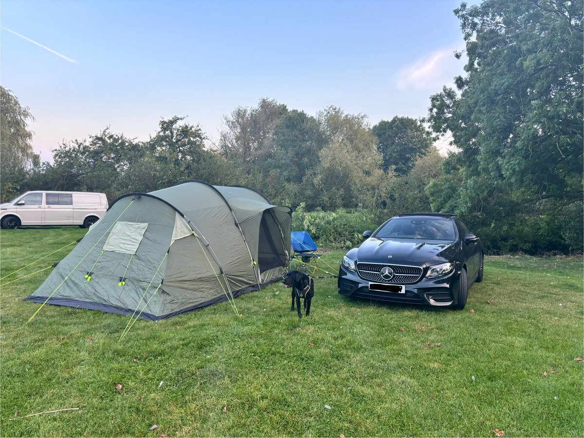 Had to test the big tent with the boy… might pack this on next trip, even though it’s way harder to set up solo…
