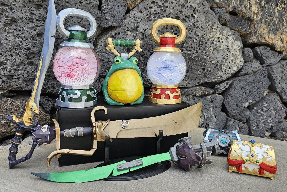 🏴‍☠️ Happy Community Weekend Pirates! 🏴‍☠️

Enjoy 10% off ANYTHING Sea Of Thieves on my Etsy shop! As usual we got a sale to celebrate Community Weekend except this sale lasts an entire week! 

Grab yourself a new Orb Lantern at a discounted price or even go big and get a Life Size