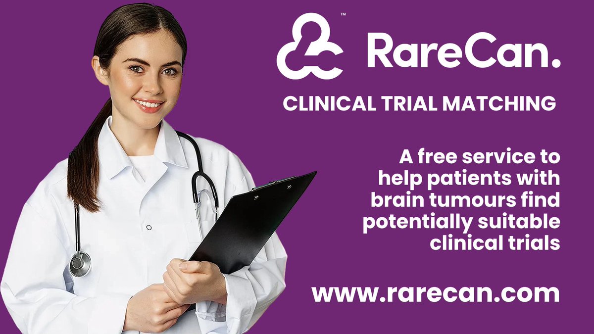 Finding the right clinical trial at the right time can be really difficult. We're here to help people with brain tumours find trials. visit bit.ly/3Au6nqa