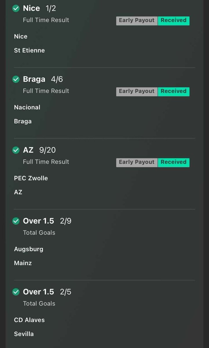 Let’s gooooooo!!!🔥🔥🔥

5/1 acca lands 

Make sure not to miss out! Join our free telegram group 👇

t.me/+kuwVp7KChaNiY…