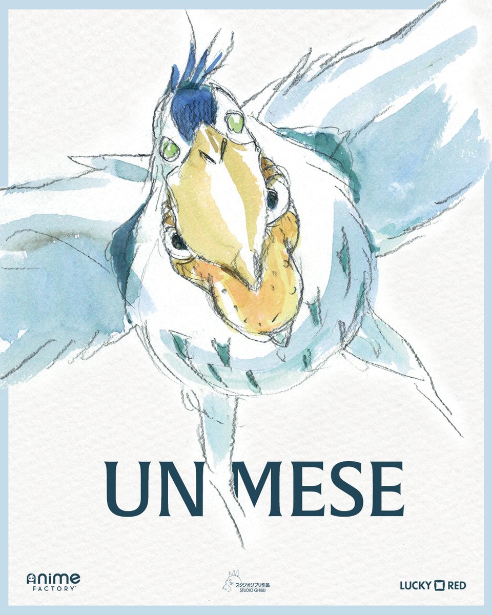 StudioGhibliIT's tweet photo. Un mese all'uscita home video de #IlRagazzoELAirone!
Appuntamento a GIOVEDÌ PROSSIMO, 26 settembre, per importanti aggiornamenti.

Save the date &amp; stay tuned https://t.co/iPd2N6MVDg