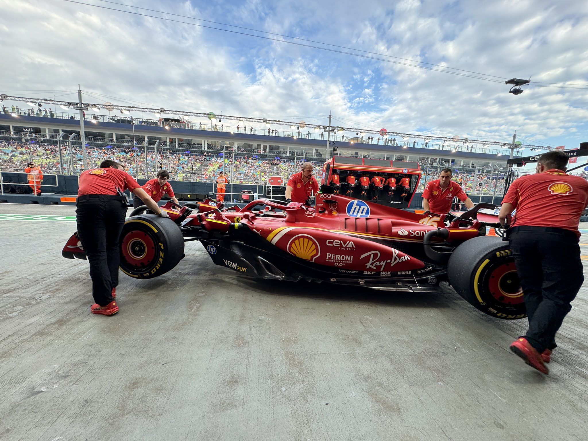 FP3 report Ferrari hoping for improvement with different conditions in qualifying 2024 Singapore GP