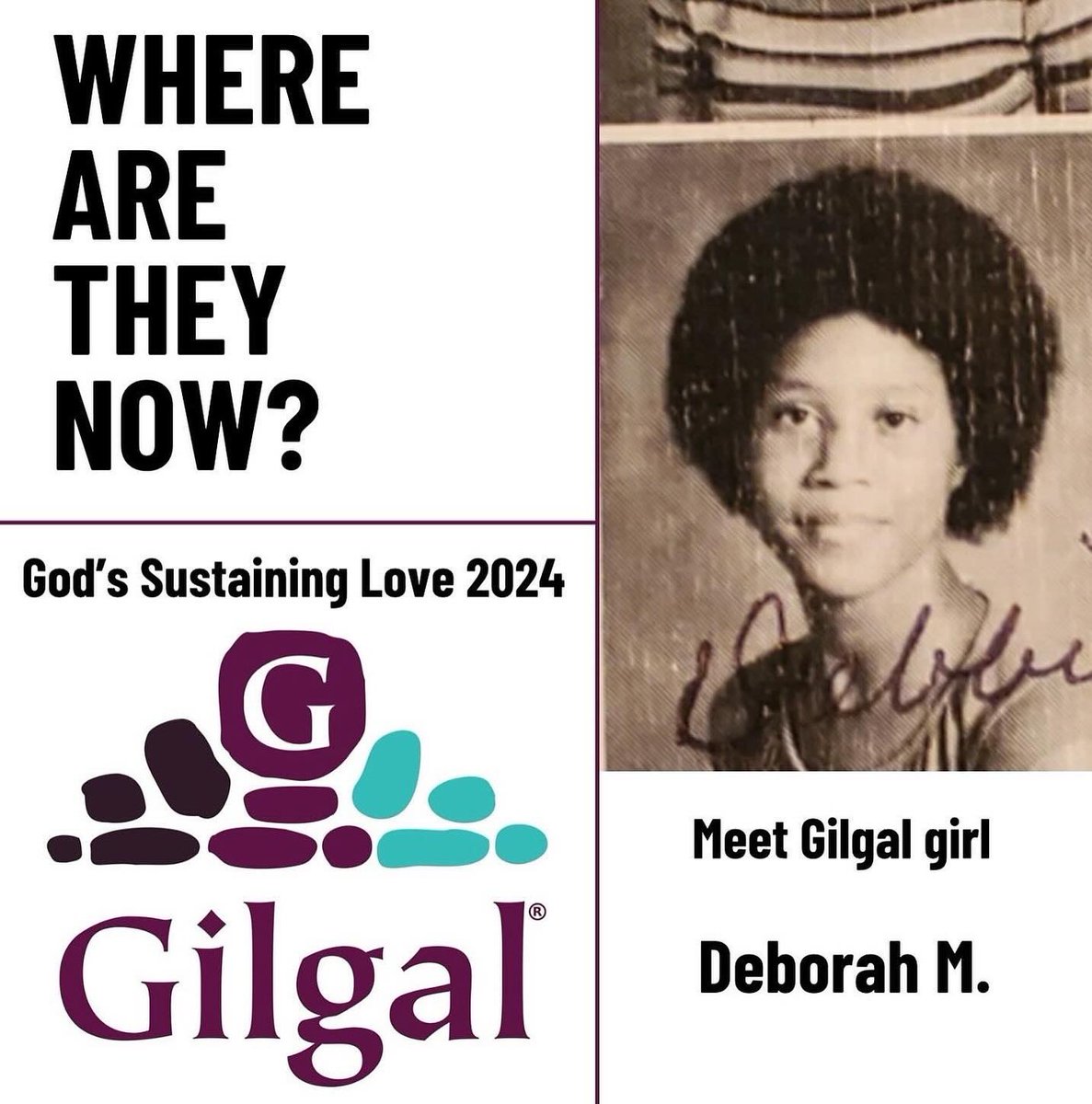 Gilgal_Inc's tweet photo. You can meet Deborah and many other women who have been changed for the better with Christ's everlasting love at the Blue Jean Gala on October 24, 2024. Be inspired. Be informed. Be there #MyGilgalStory #SustainingLoveAtGilgal #ForeverChanged #LoveEnduresAtGilgal https://t.co/0GYWwG92oP