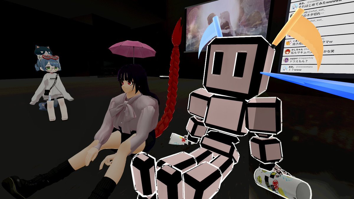 apocalypse Metaverse IDOL live 2024autumn 

あぽかりライブだー！！！待ってたー！！！楽しい時間をいつもありがとーーー！！！オリ曲もカバー曲も大好きなんだな〜！ペンライトも物騒可愛くて最高だぜ！みんなで振り回してこ！！！

cluster.mu/e/72706f59-f8f… #あぽかり #cluster