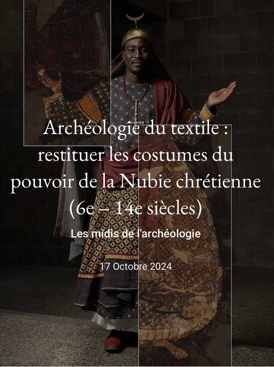 JoannaAC2017's tweet photo. If in Paris, you MUST see this! 
Live reconstruction of royal costumes from medieval Nubian paintings - fashion show will take place @MuseeLouvre ! 😍 The effect is simply breathtaking !

#archaeology #arthistory #Nubia 

https://t.co/s9OCjEceBy https://t.co/2fVJnIRf1I