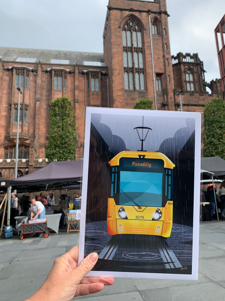 Here at Spinningfields makers market today #makers #Manchester