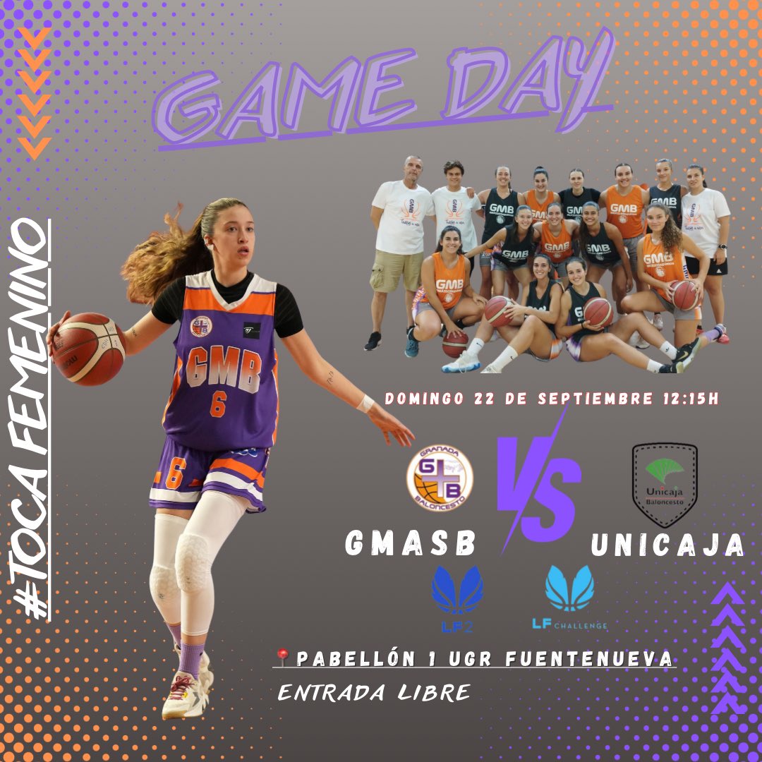 ‼️MAÑANA TOCA PARTIDO‼️

📢Las chicas de <a href="/QuiqueGutierre3/">Quique Gutierrez</a> del #LF2 se medirán mañana ante <a href="/unicajaCB/">UnicajaCB</a> de #LFchallenge 

⌚️El encuentro comenzará a las 12:15 en Fuentenueva (Pabellón 1)🤩

🙌No puedes faltar a la cita, ven y apoya a nuestras chicas del #LF2 

👀TOCA FEMENINO👀