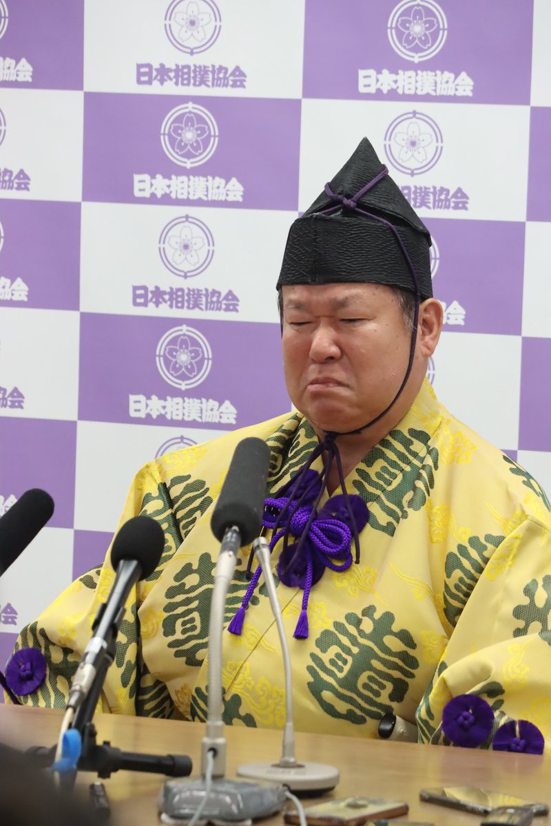 木村庄之助 会見＞ 明日65歳の定年を迎えて定年となる38代木村庄之助が