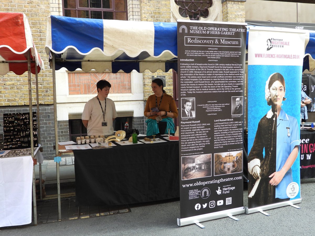 <a href="/florencemuseum/">Florence Nightingale Museum 💙</a> Bermondsey street festival today.