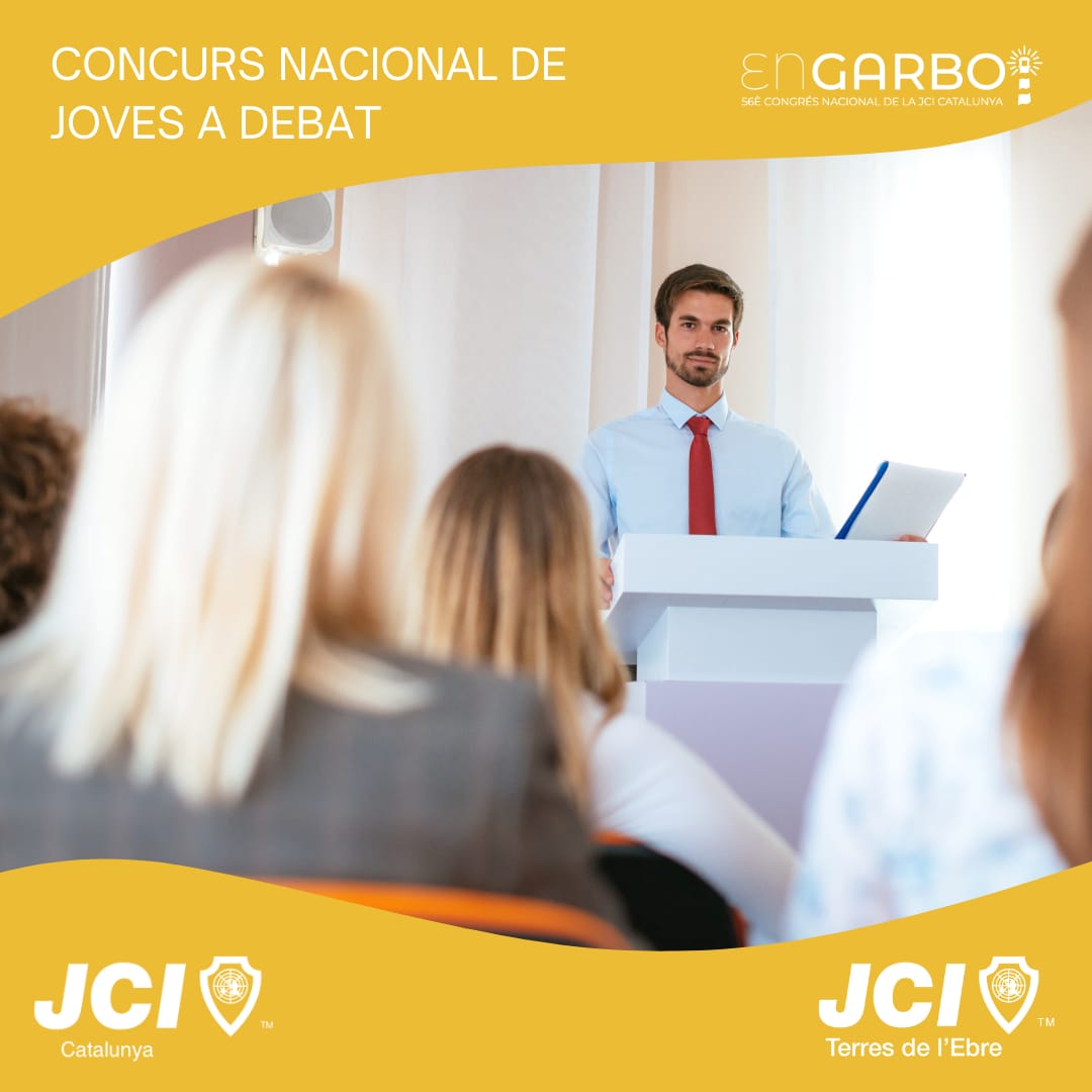 𝐂𝐨𝐧𝐜𝐮𝐫𝐬 𝐍𝐚𝐜𝐢𝐨𝐧𝐚𝐥 𝐝𝐞 𝐉𝐨𝐯𝐞𝐬 𝐚 𝐃𝐞𝐛𝐚𝐭

🤌🏻 Sempre vols tenir la darrera paraula?

🗣️ T’encanta parlar de tota mena de temes?

🤝🏻 Vols millorar les teves habilitats comunicatives?

Aquest concurs està fet per a tu, així que el 28 de setembre tens una cita.