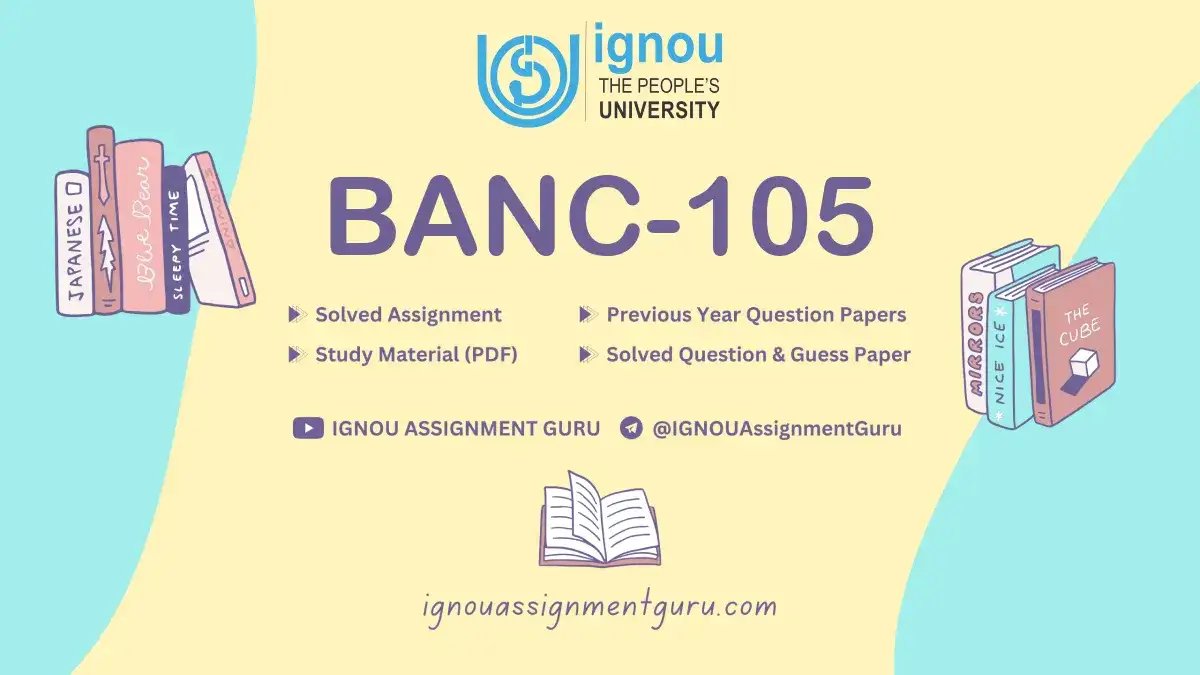 BANC-105 TRIBES AND PEASANTS IN INDIA in English Solved Assignment 2024-2025 dlvr.it/TDW35K