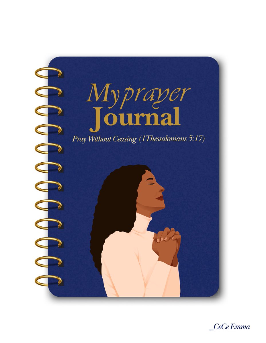 theCeceEmma's tweet image. For the Love of journaling. 

I designed my prayer journal with my smart phone. 

What do you think?

#GraphicDesign #designer #journalDesign #canva