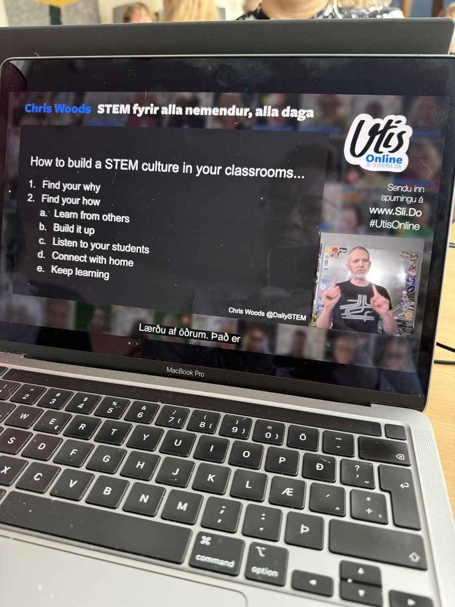 Chris Woods <a href="/dailystem/">dailySTEM Chris Woods</a> - frábær!! #utisonline