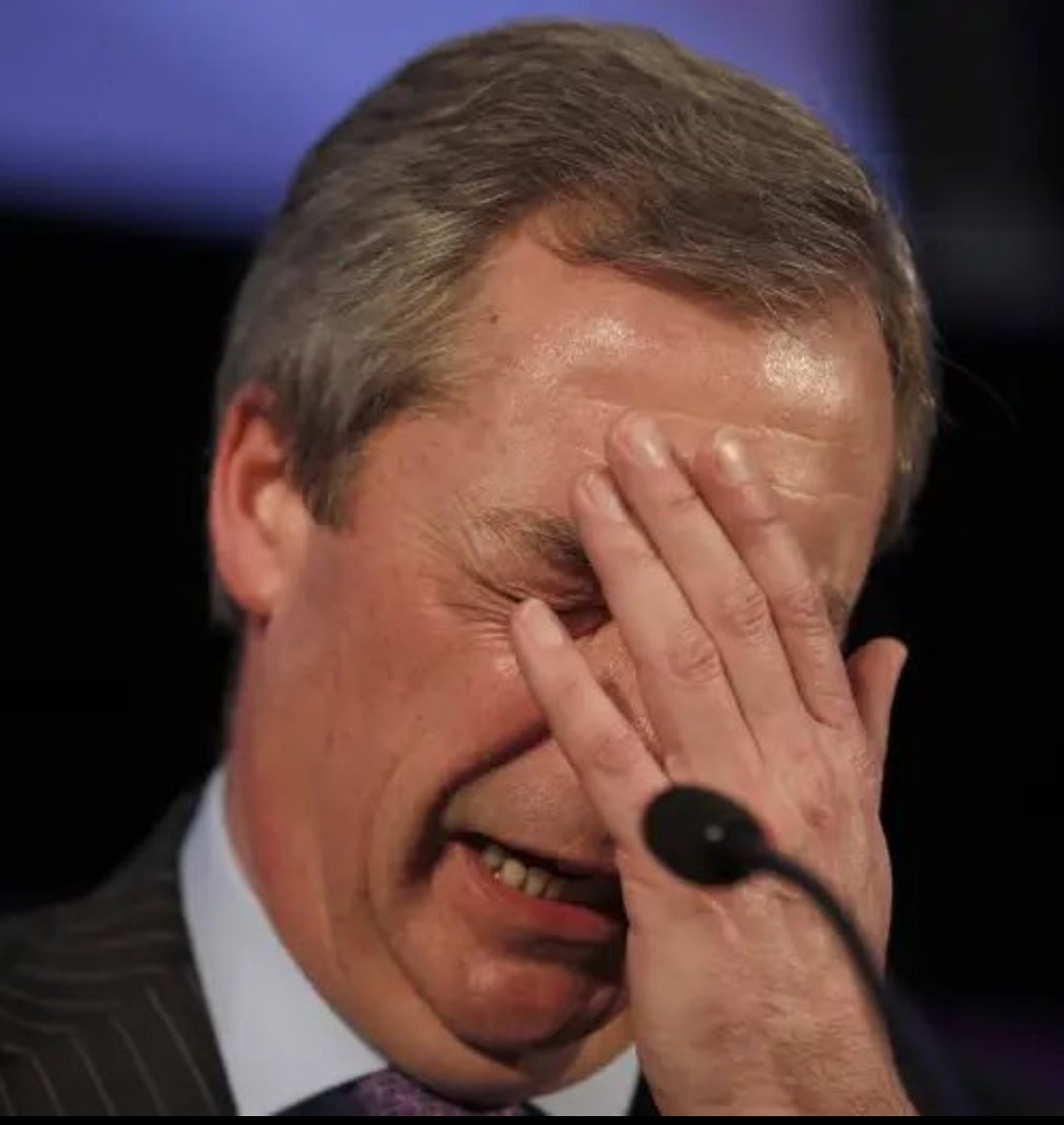 Nigel Farage is upset because #FarageRiots is still trending the day after the Reform Conference. To share this using that hashtag now would just be petty and cruel...