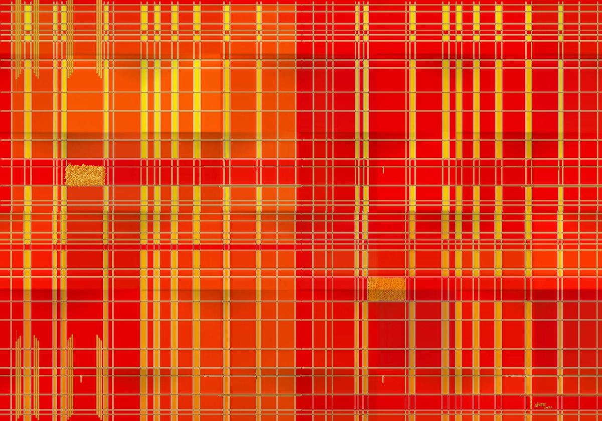 Warm Passion (c) Ankur Prabodh Joshi
#art #painting #ankurjoshi #ankurprabodhjoshi #modernart #digitalart #india #bharat #indianart #textileart #weave #saree #PujaSaree