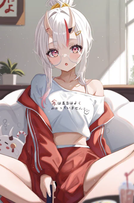 ネトフリ見ながらまったりオフお嬢#百鬼絵巻 