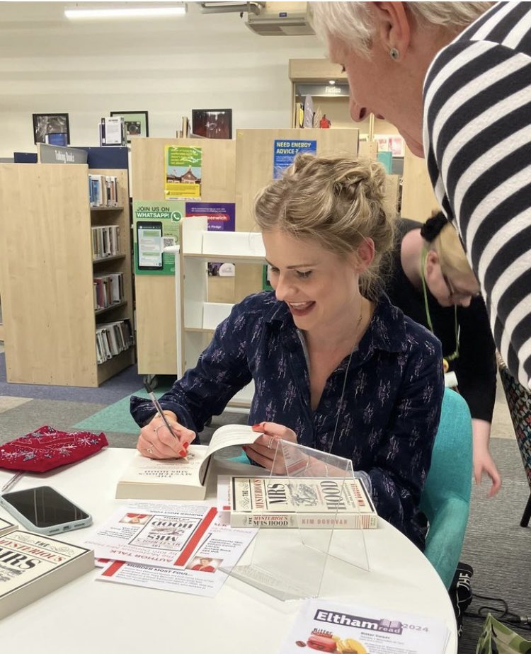 Kim Donovan (@kim_donovan_) on Twitter photo Had a great evening at <a href="/ElthamLibrary/">Eltham Library</a> on Wednesday in conversation with the brilliant <a href="/wendymoore99/">Wendy Moore</a> ๐ thank you for having me and to all who came. There were some great questions about the book! #TheMysteriousMrsHood #truecrime #history #BookTwitter #booklovers #loveyourlibrary Had a great evening at <a href="/ElthamLibrary/">Eltham Library</a> on Wednesday in conversation with the brilliant <a href="/wendymoore99/">Wendy Moore</a> ๐ thank you for having me and to all who came. There were some great questions about the book! #TheMysteriousMrsHood #truecrime #history #BookTwitter #booklovers #loveyourlibrary