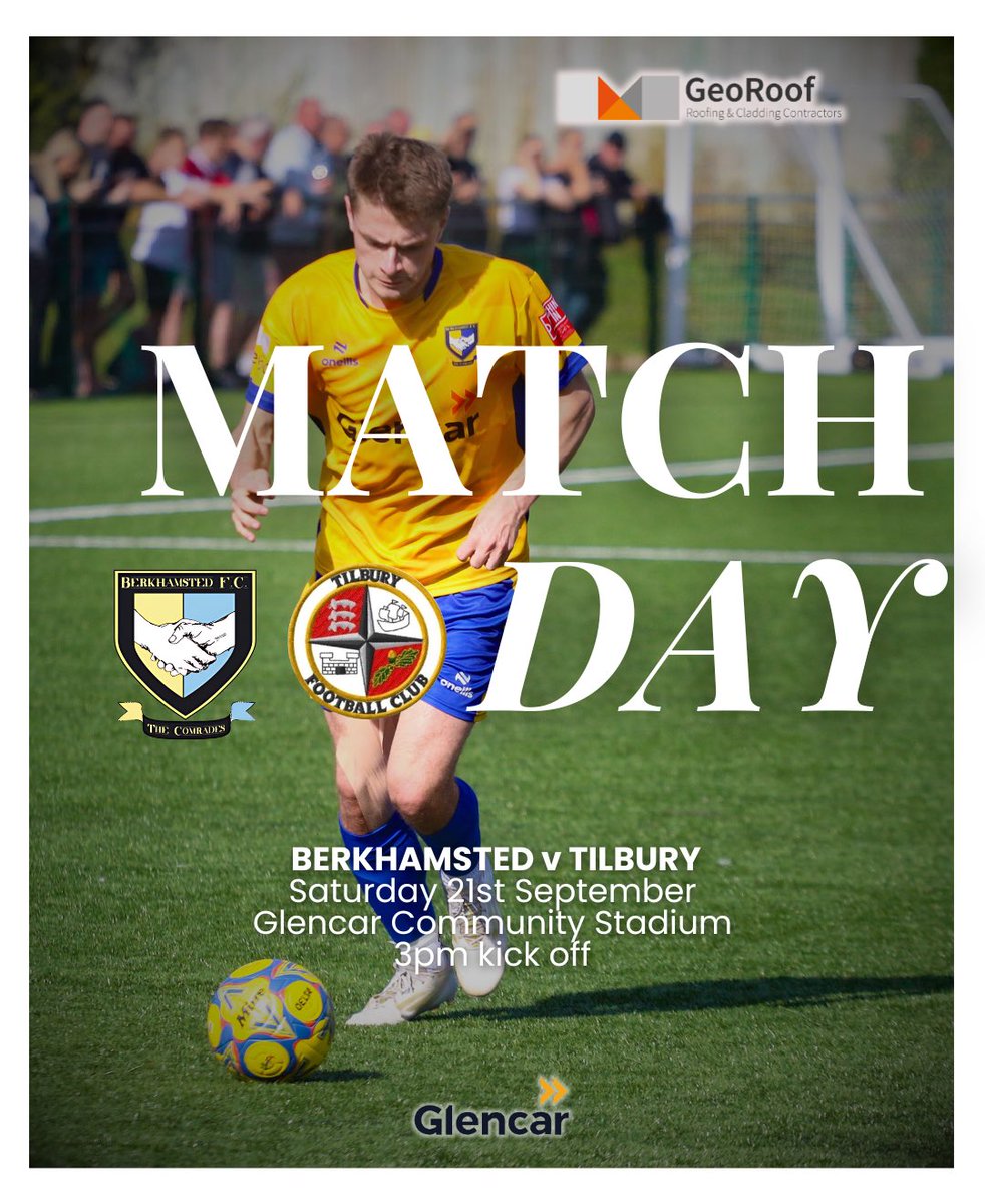 BerkoFC's tweet photo. ⚽️MATCHDAY⚽️

We’re back in Berko for today’s @FaTrophy4 tie against @tilburyfc. 

📍Glencar Community Stadium
⌚️ 3pm kick off
🎟️ Available on the door or online
🍺 Clubhouse open from midday, Glenbar open during the match

See you there!

#UptheComrades

https://t.co/jKWvR3aPgo https://t.co/7kR1dSv5oe
