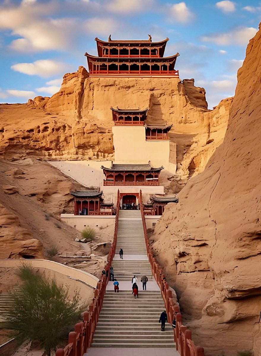 linjianhua67822's tweet photo. 📍𝐃𝐮𝐧𝐡𝐮𝐚𝐧𝐠 敦煌
“一朝踏入沙海🧩，一日梦回千古🏜️” https://t.co/TdHzh0YySr