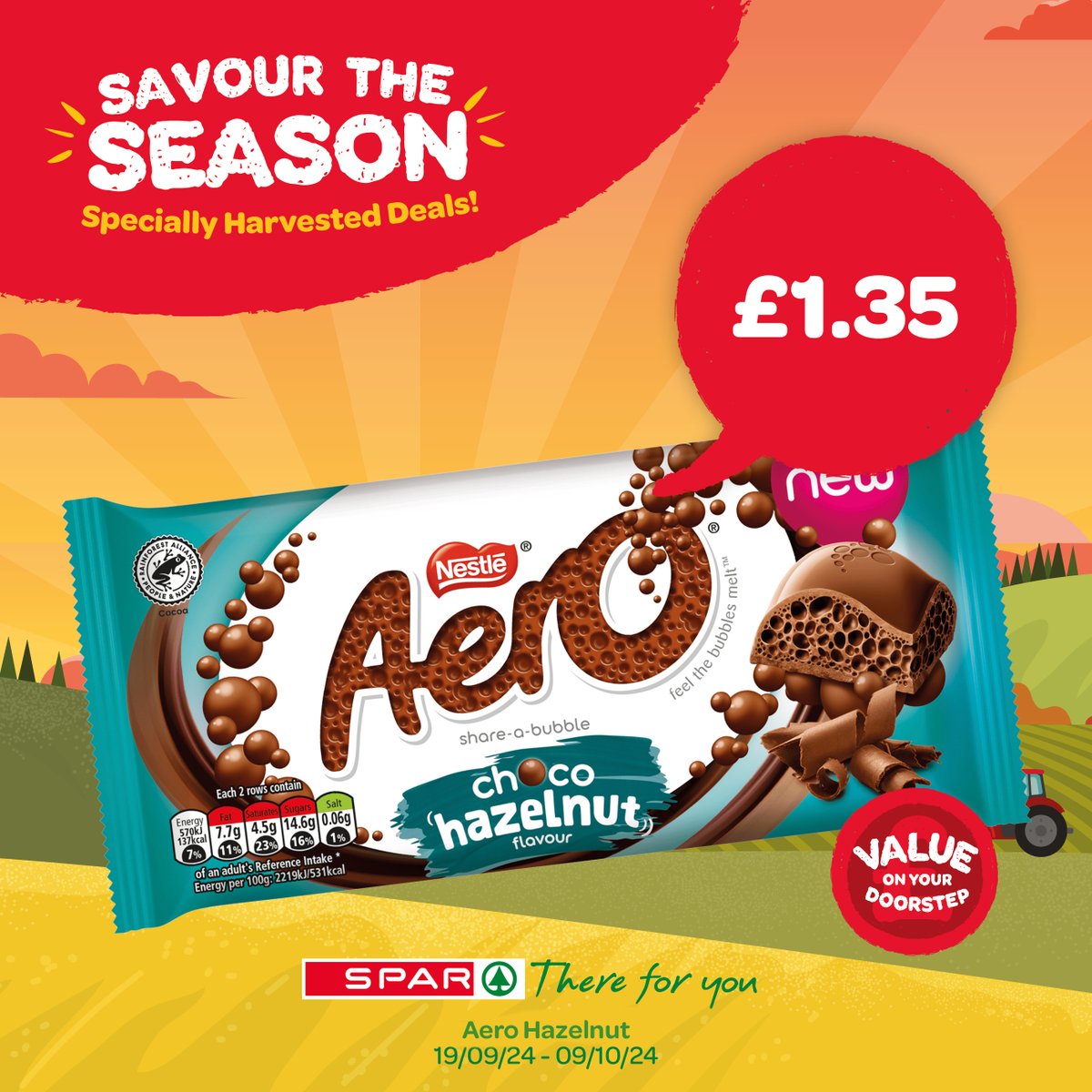 Bubbles of gratitude on World Gratitude Day! 🍫✨
Take a moment to appreciate life's simple pleasures with our indulgent Aero Hazelnut. Who are you grateful for today? Tag them below and share the chocolatey love! #WorldGratitudeDay #AeroHazelnut