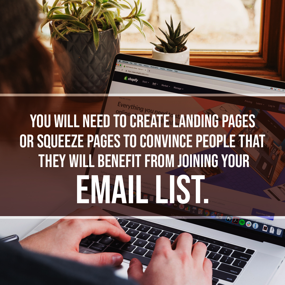home_work_biz's tweet image. You will need to create landing pages or squeeze pages to connvince people that they will benefit from joining your email list.

#emailhack #inspiration