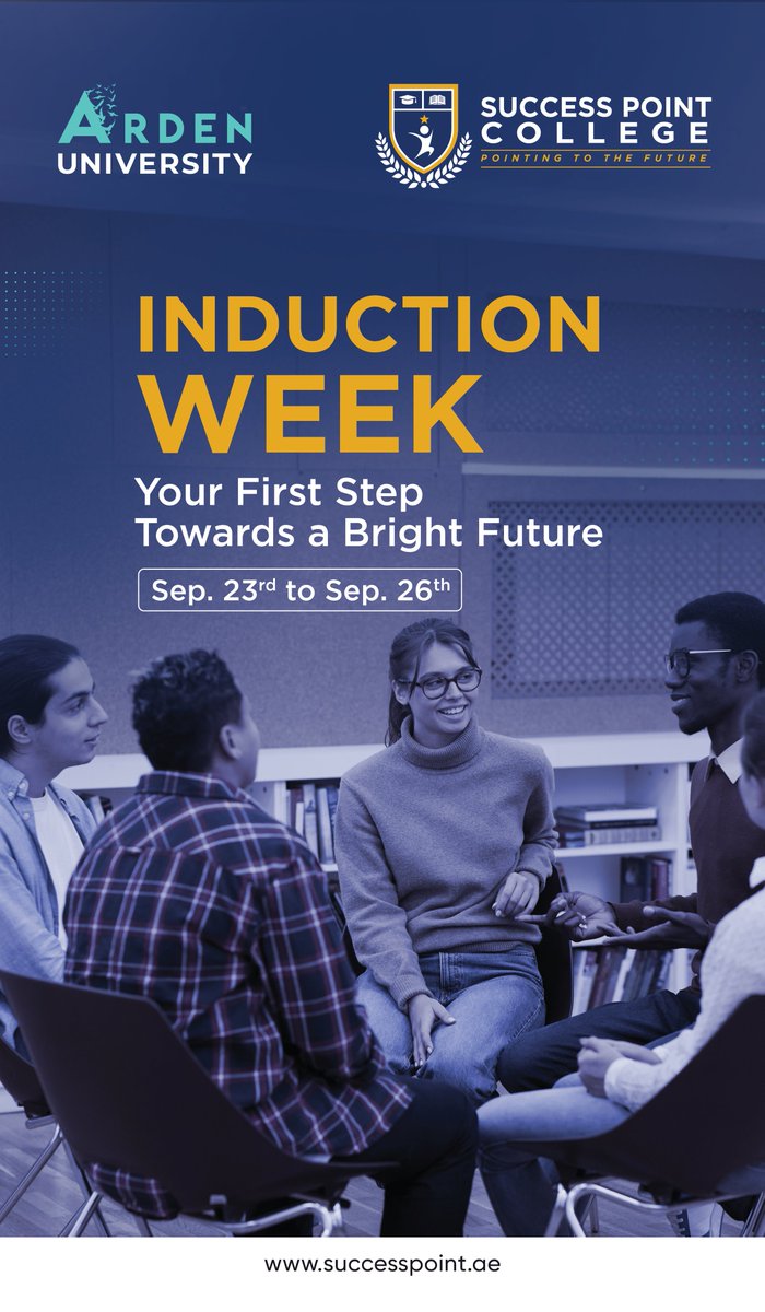 SuccessPointCo1's tweet image. As we launch Induction Week, we’re thrilled to welcome all new students to our Bachelor’s Degree programs at Arden University! Your journey begins now, filled with hope and excitement.

#successpointcollege #InductionWeek #ArdenUniversity #ukuniversity #britisheducation