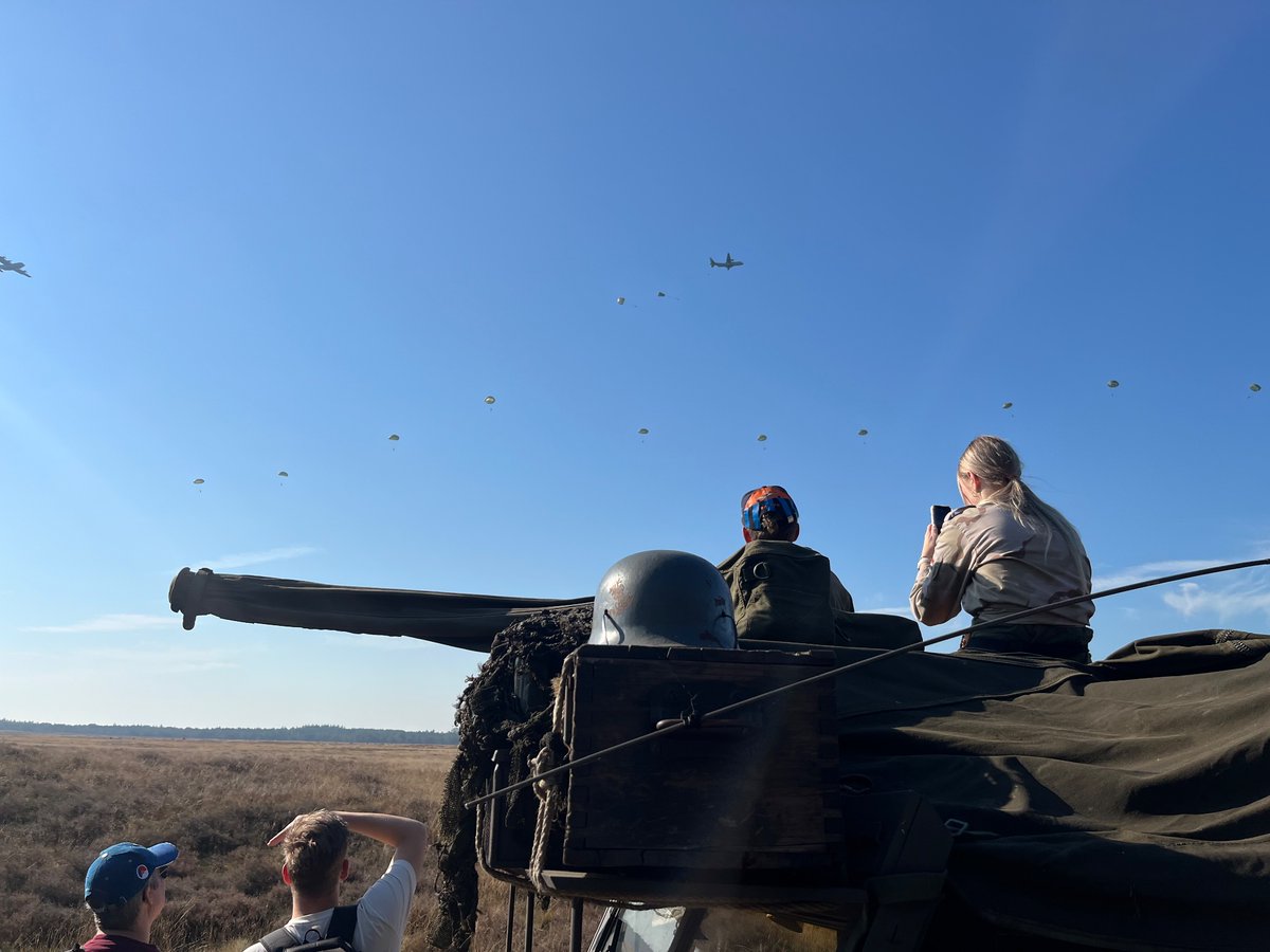 A special day on Ginkel Heath near Arnhem, watching the 80th anniversary of Market Garden.