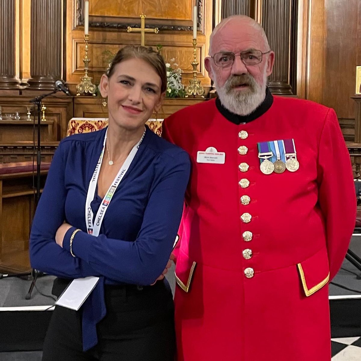 I’m also delighted to be back talking about #AgentZo at the <a href="/ChelseaHistFest/">Chelsea Heritage Quarter</a> at the <a href="/NAM_London/">National Army Museum</a> on Tues 26 Sept at 7.30pm: chelseaheritagequarter.co.uk/events/agent-zo
Last time I met this wonderful gentleman!