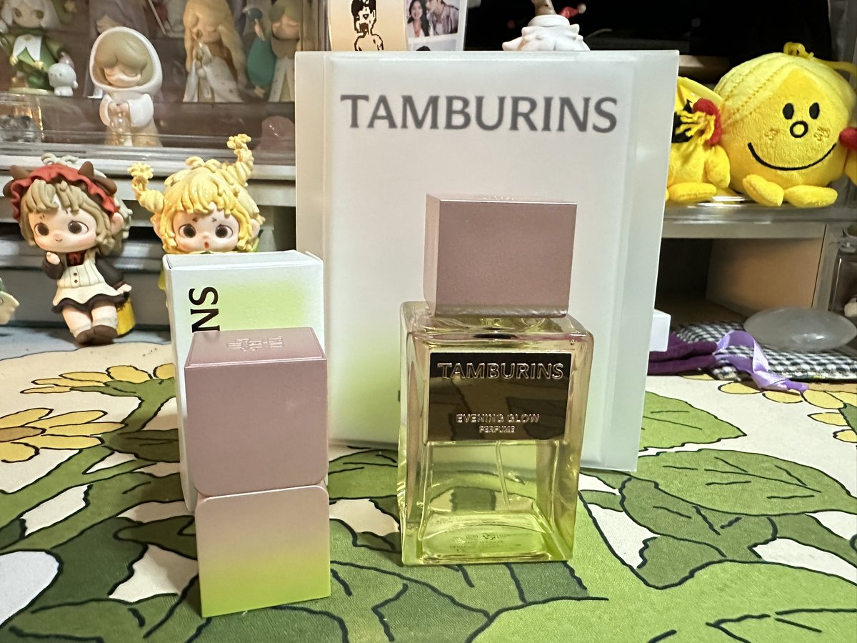 มาแล้วววว😆 น้ำหอมที่สั่งไว้ 
Tamburins x Byeon woo seok - The Evening Glow 🥰💛💙 ถูกใจมาก
ขอบคุณคุณแม่ค้ามากๆค่ะ #รีวิวDeerstore