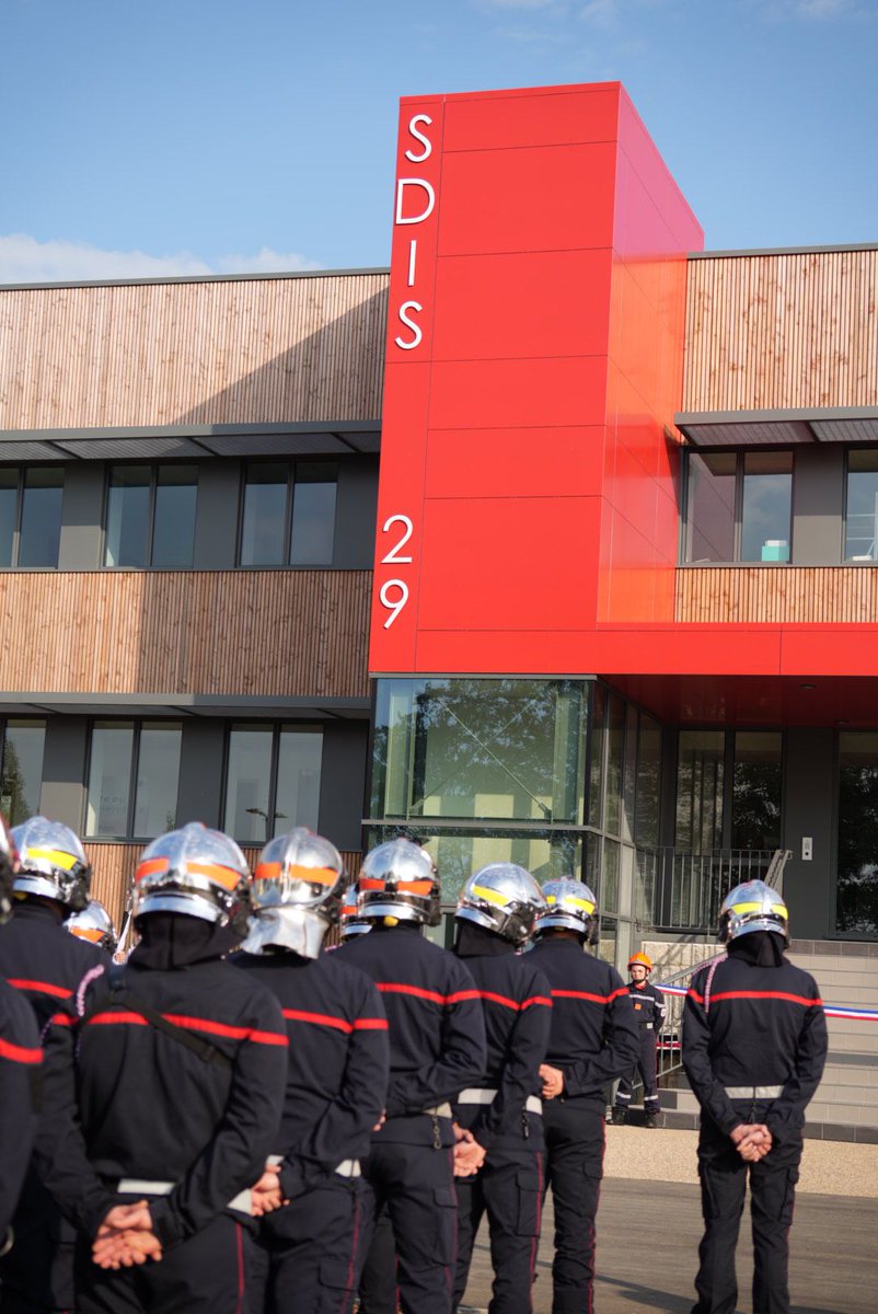 sdis29's tweet image. Inauguration du centre de formation départemental du #SDIS29 ce matin.