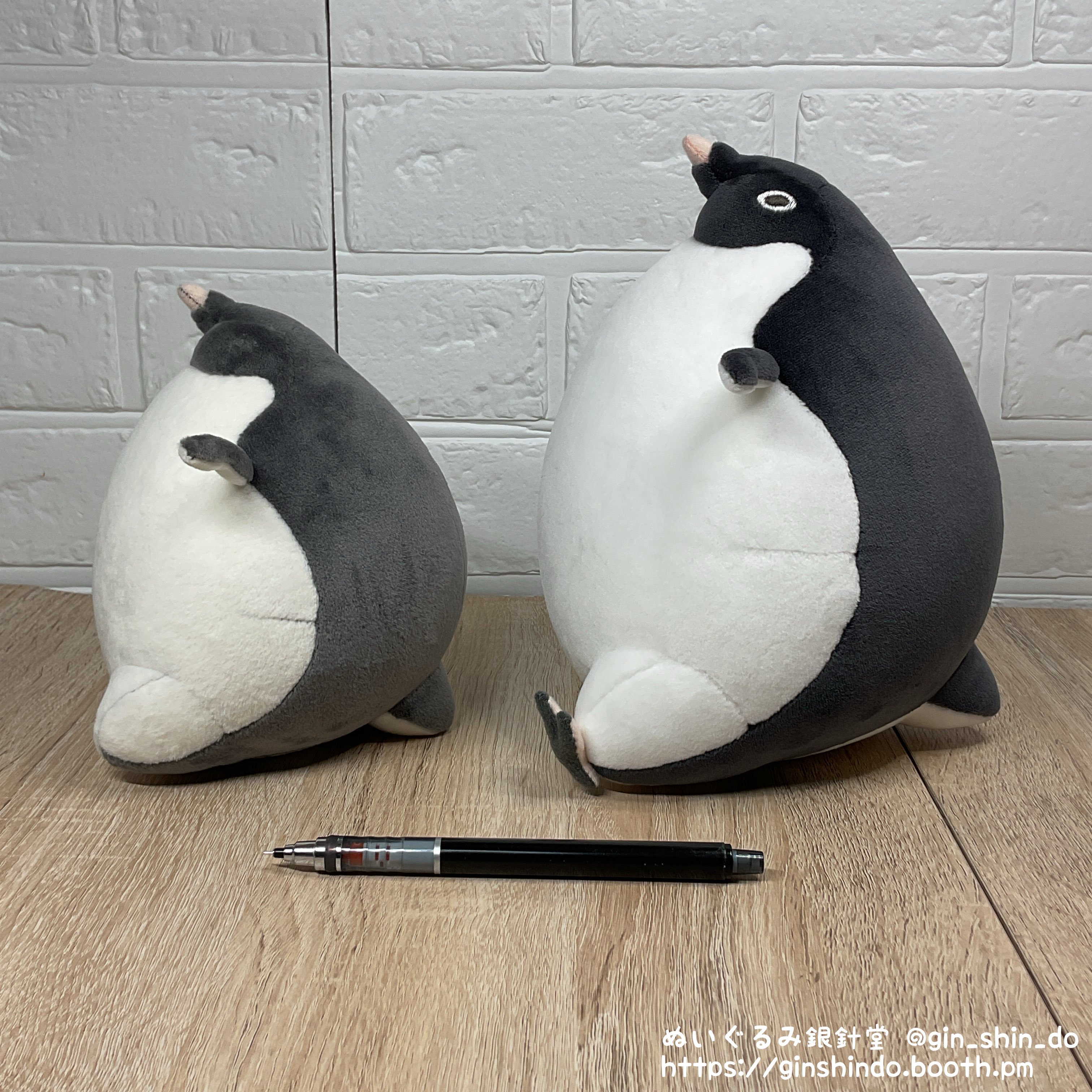 ペンギンのぬいぐるみ】A-SHOW（栄商）◇mini beans◇赤ちゃん