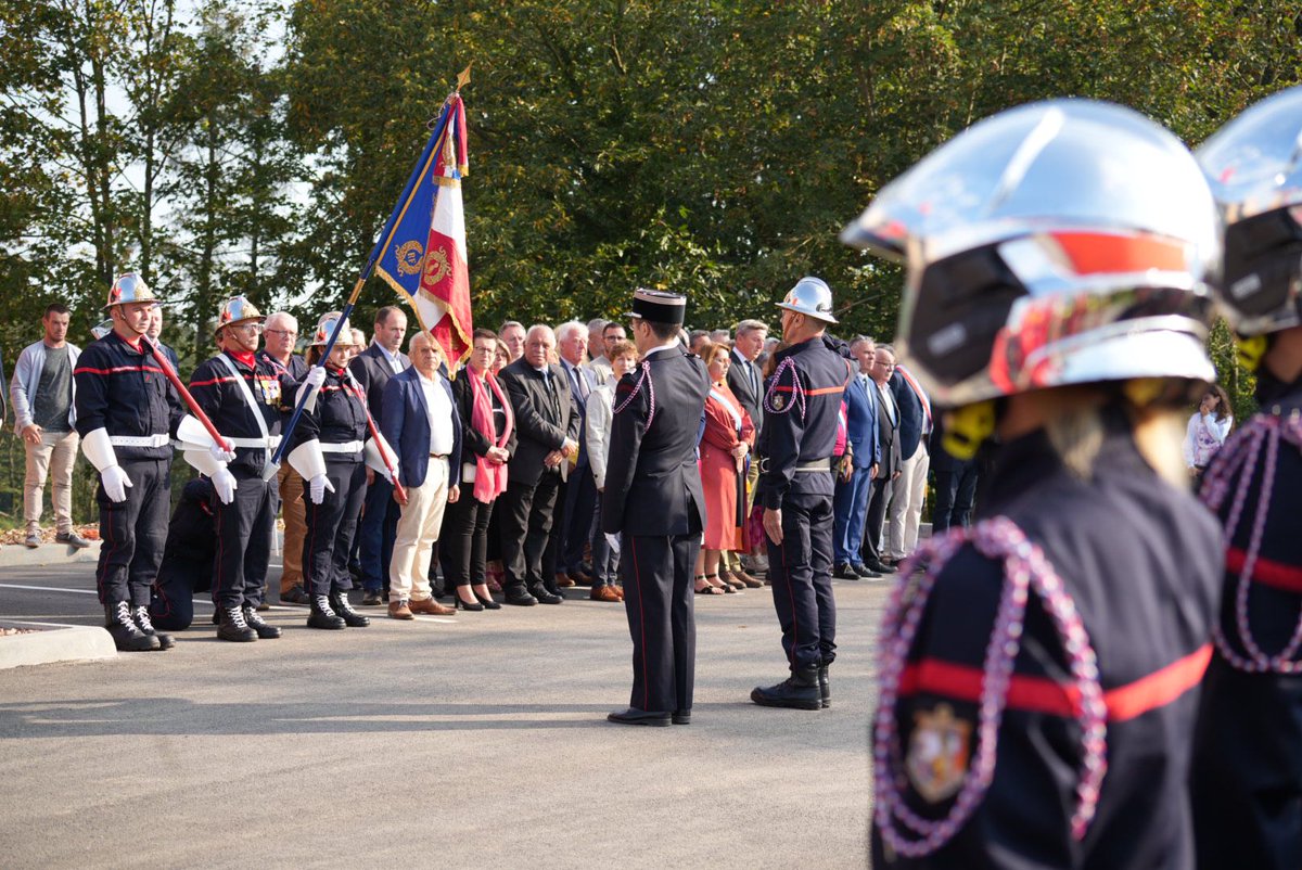 sdis29's tweet image. Inauguration du centre de formation départemental du #SDIS29 ce matin.