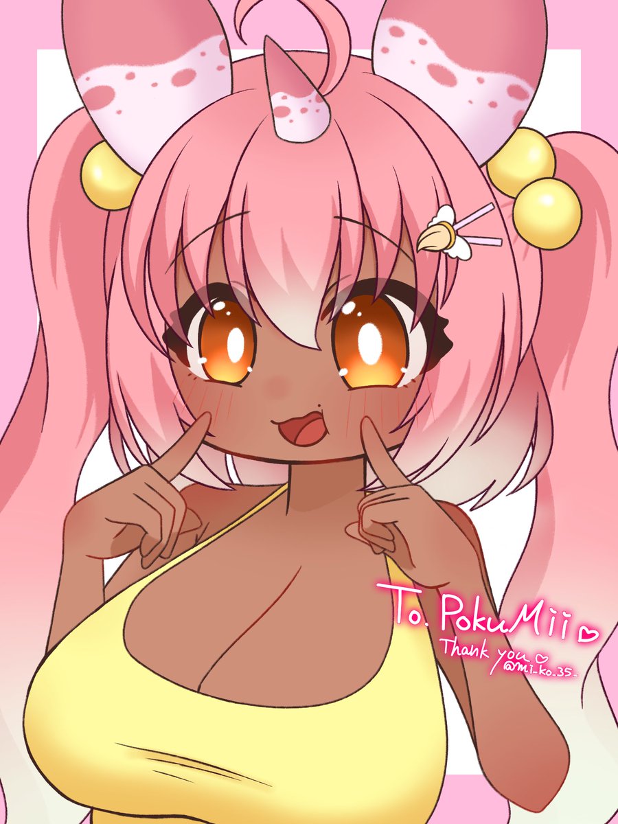 mi_ko_35_'s tweet photo. ありがとうございました！🐰🦄

 #Skeb #commission  #CommissionedArt  #有償依頼募集中 https://t.co/Rov64nG0Sr