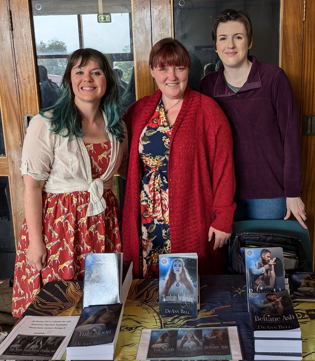 Dr DeAnn Bell (@deannwrites) on Twitter photo Absolutely thrilled to be teaching and selling my novels at The #Angelsey #Writing Festival with fellow writers <a href="/ri_collins/">Briony Collins</a> and <a href="/EmmaMVenables/">Dr Emma Venables</a>. At lunch I will be reading from my WIP and after, I'm teaching the uncanny! Confession: I've bought as many books as I've sold! 😂 Absolutely thrilled to be teaching and selling my novels at The #Angelsey #Writing Festival with fellow writers <a href="/ri_collins/">Briony Collins</a> and <a href="/EmmaMVenables/">Dr Emma Venables</a>. At lunch I will be reading from my WIP and after, I'm teaching the uncanny! Confession: I've bought as many books as I've sold! 😂