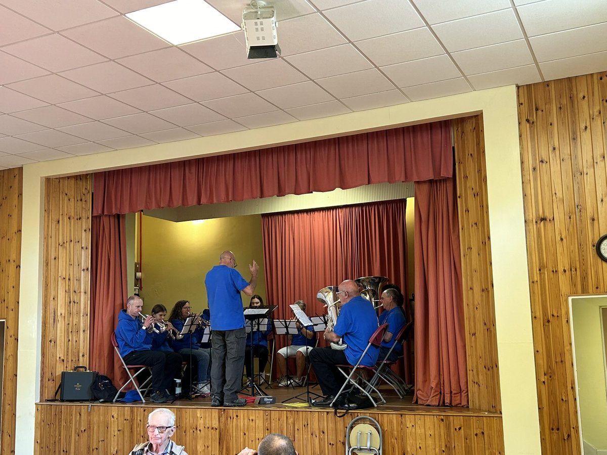 And the usual crab fair playing in the church hall for the crab fair lunches