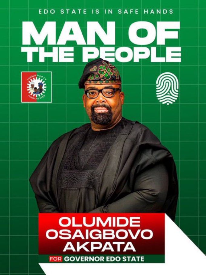 Congratulations In advance <a href="/OlumideAkpata/">Olumide Akpata</a> on representing the good people of Edo state