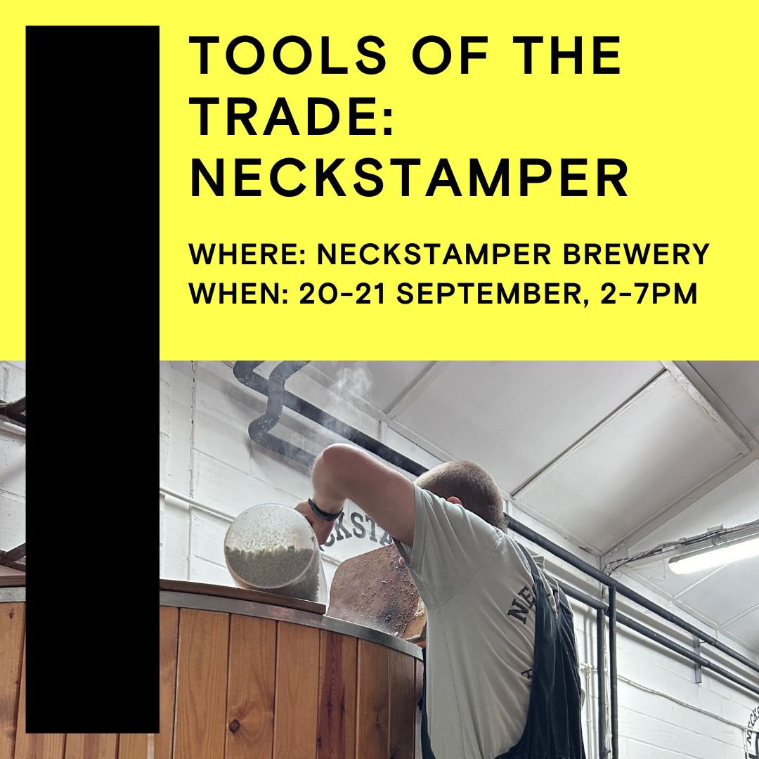 neckstamper's tweet photo. At the taproom today - free brewery tours every hour, on the hour (2-6pm) just turn up.  This is part of the open weekend of design, craft and making across the Argall Industrial Area.

And - live music at the taproom with @smalwater from around 4pm - amazing Dutch country blues. https://t.co/EBYqP6QuTK