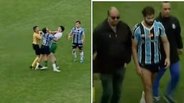 atletiuniverse's tweet photo. Diego Costa was assigned to a U20 match for Grêmio to regain fitness. He ended up getting into a fight with a youth player and was sent off. https://t.co/0oYRGgyDsL