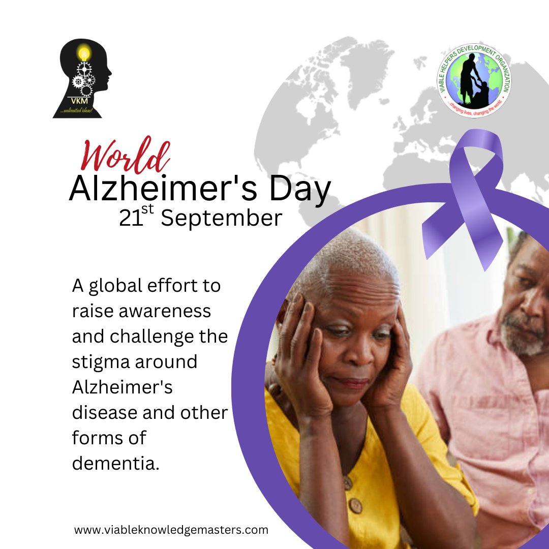Today is  World Alzheimer's Day!

We are raising awareness about this devastating disease that affects millions of people worldwide.