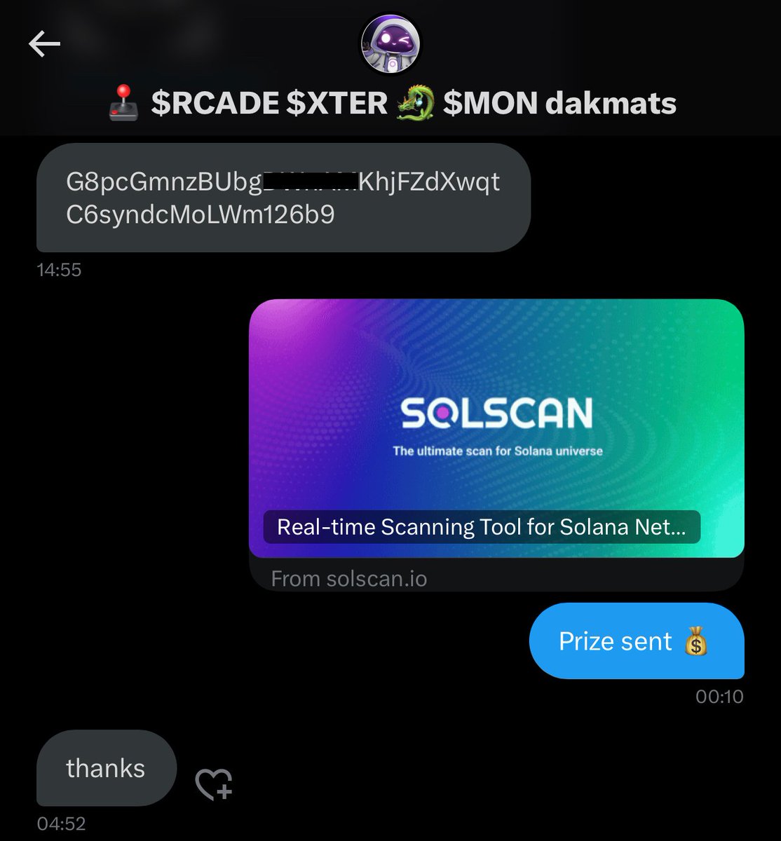 Have you won a giveaway yet? 💰

To be next:
- RT + Like
- Comment $SOL address