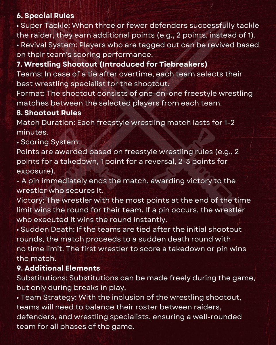 Battle_Tag's tweet image. The official rule set in out now!!!
.
.
.
.
#kabaddi 
#battletag